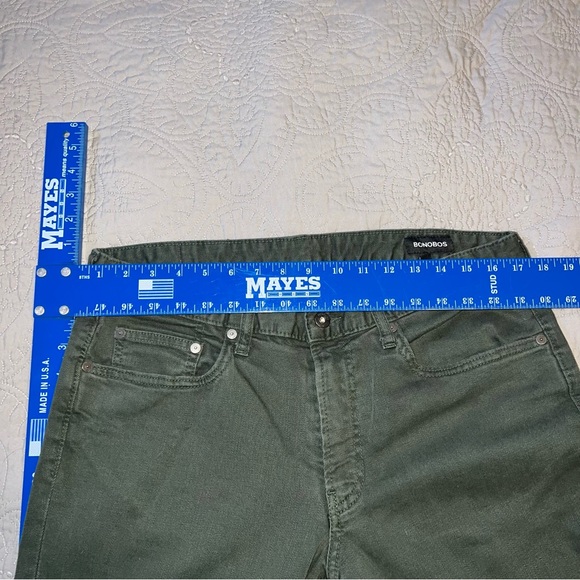 Bonobo Dark Green Jeans Traveler Jeans 34x32 - Picture 7 of 11